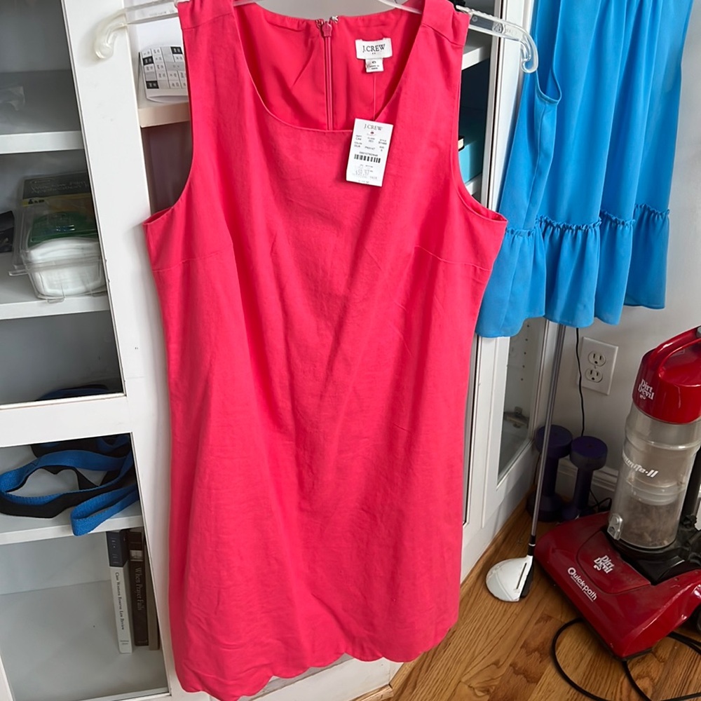 J crew linen a- line dress… never worn.